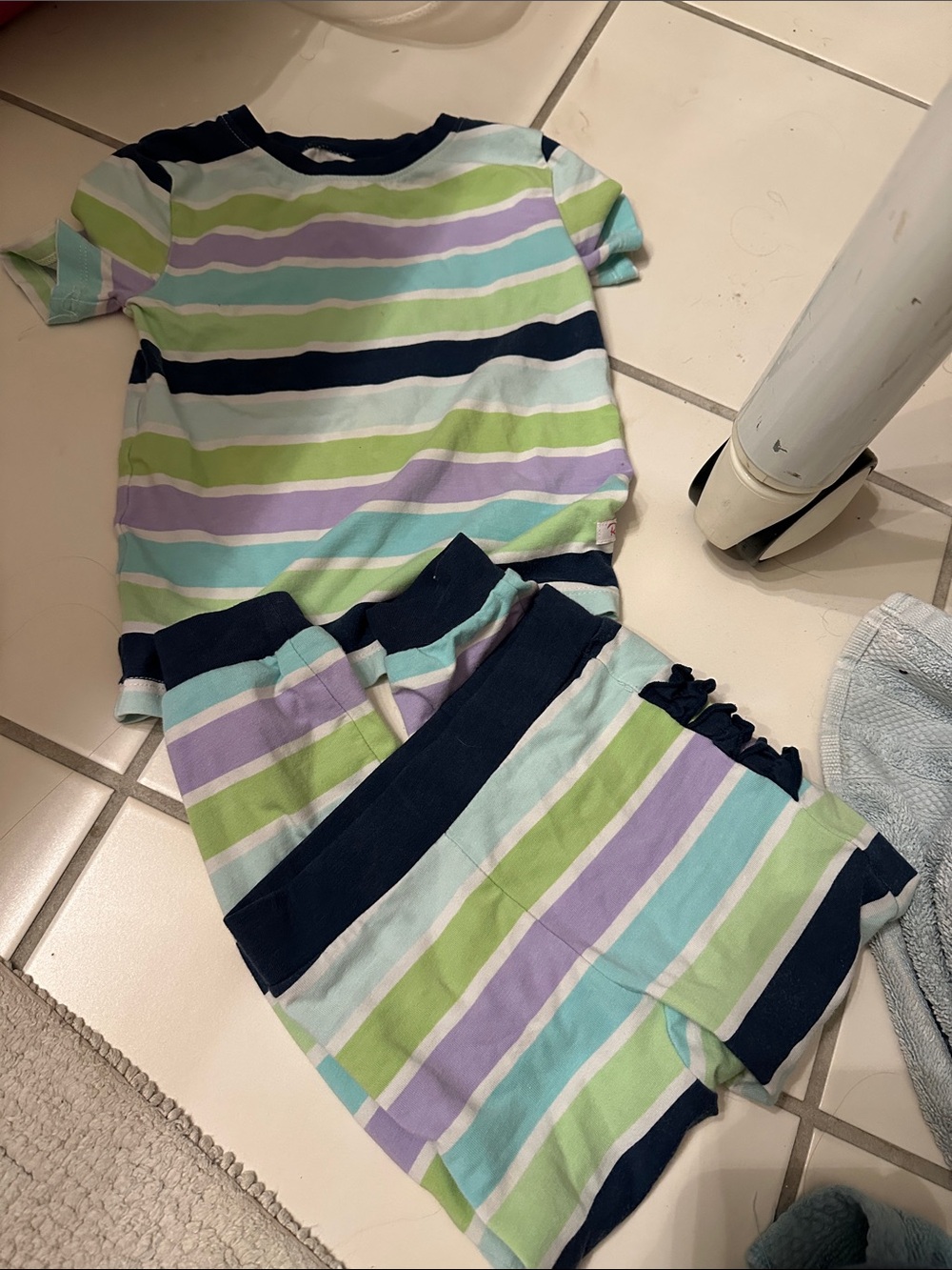 Ruffle Butts Stripes Pajamas Set